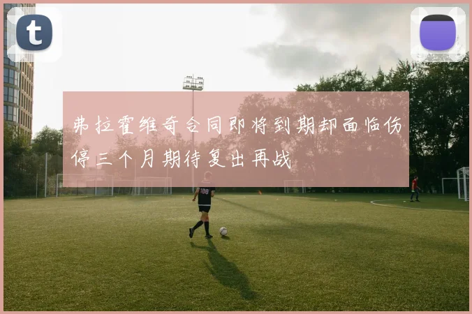 弗拉霍维奇合同即将到期却面临伤停三个月期待复出再战
